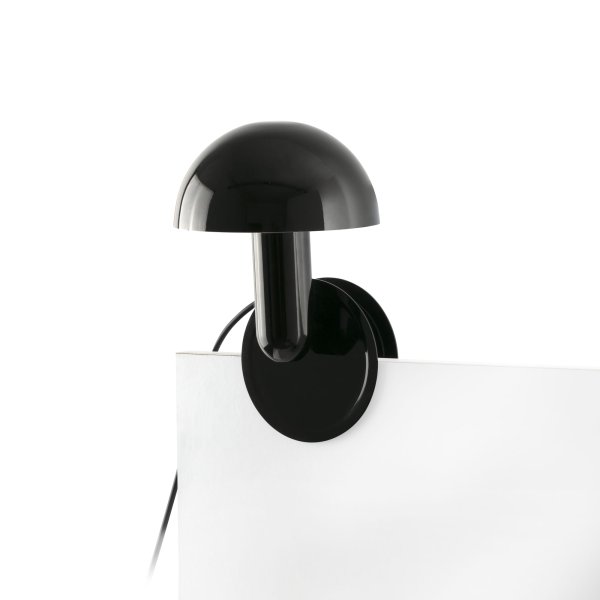 Bela 24cm Noir lampe de bureau De Faro Barcelona - Gr&acirc;ce &agrave; son socle annulaire inclus, Bela se transforme rapidement en une &eacute;l&eacute;gante lampe de table.