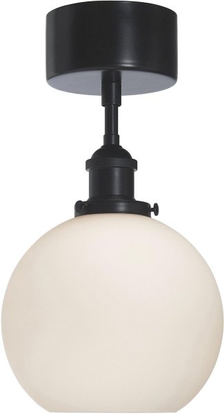 Omega Ø20 Blanc plafonnier De PR Home - Étant donné que l'abat-jour en verre est fabriqué à la main, des bulles d'air peuvent parfois être présentes dans le verre et il peut y avoir des irrégularités dans l'épaisseur du verre sur toute la surface du verre.