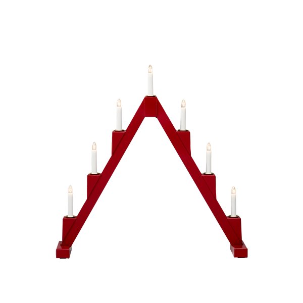 Candelabra 7 Lights ROUGE De Konstsmide - Le design moderne cr&eacute;e une atmosph&egrave;re &eacute;l&eacute;gante et les ampoules &eacute;mettent une lumi&egrave;re chaleureuse et invitante.