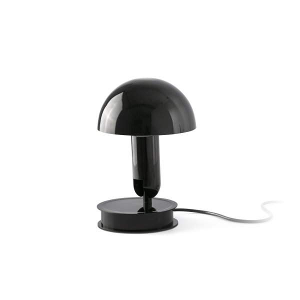 Bela 24cm Noir lampe de bureau De Faro Barcelona - Gr&acirc;ce &agrave; son socle annulaire inclus, Bela se transforme rapidement en une &eacute;l&eacute;gante lampe de table.