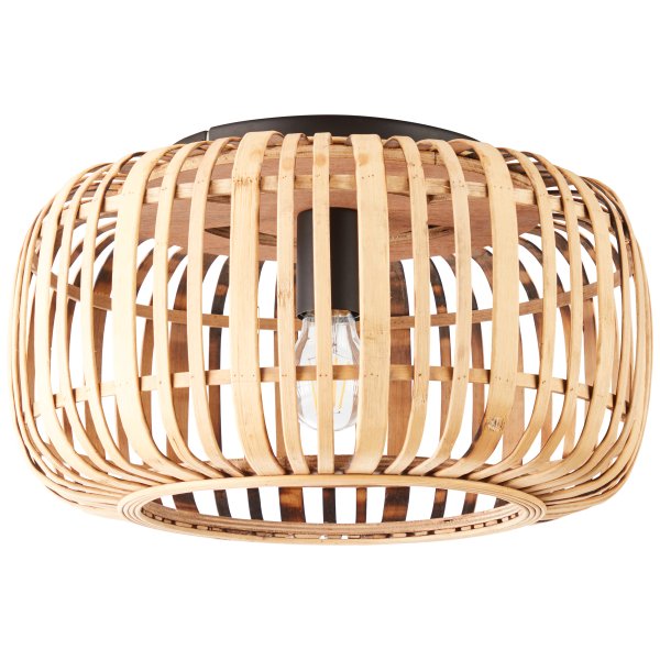 Woodrow Ø40 Nature plafonnier De Brilliant - La lampe diffuse une lumi&egrave;re chaude et agr&eacute;able et cr&eacute;e une atmosph&egrave;re agr&eacute;able dans la pi&egrave;ce.