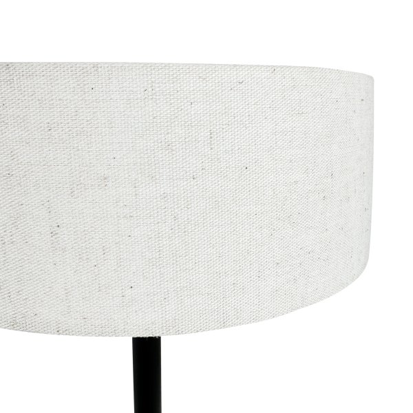 Calix 40cm Noir lampe de table De Dyberg Larsen - La base robuste et la forme simple permettent un placement facile dans une variété d'environnements tout en fournissant un éclairage d'ambiance et en servant d'élément de design élégant.