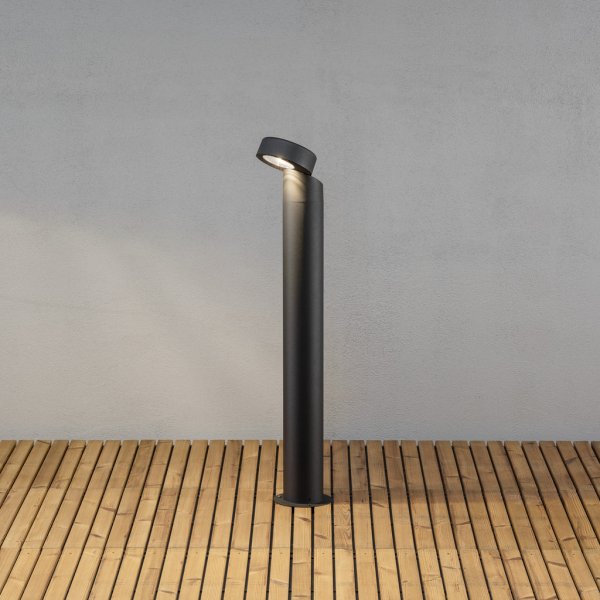 Vicenza 100cm Noir bornes De Konstsmide - Fabriqué en aluminium pour plus de durabilité et un look élégant et moderne.