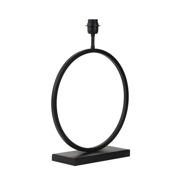 Liva 53cm Noir pied de lampe De Light & Living - 