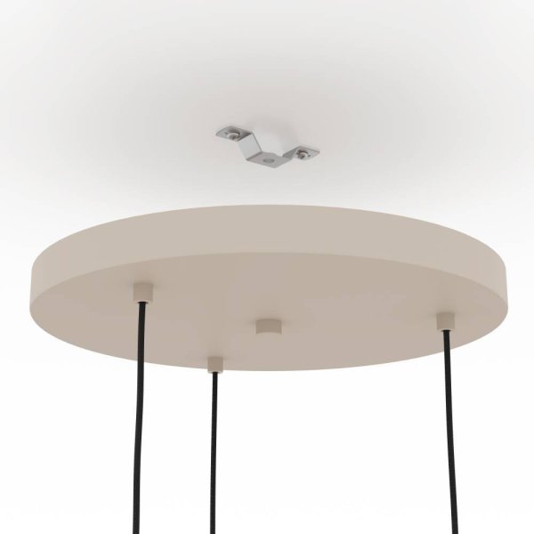 Romazzina Ø46 Sable suspension De Eglo - Cette suspension élégante avec trois sources lumineuses réglables au design moderne est le choix parfait pour tous ceux qui souhaitent donner à la pièce un caractère unique.
