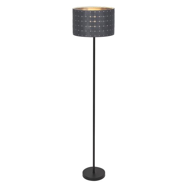 Felt Weaving Gris foncé lampadaire De Ledvance - Dekorativ golvlampa med sk&auml;rm gjord av fl&auml;tad filt vilket ger en fin och varm ljusspridning i rummet.
