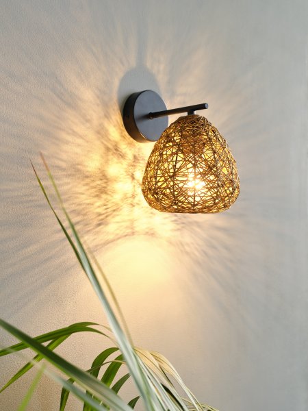  Paper Drop 20cm Nature applique murale De Osram - Paper Drop &auml;r en vacker v&auml;gglampa med bohemisk design.