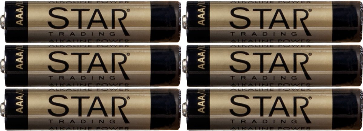 Batterie Pack De 6 AAA 1,5V Power Alkaline Or De Star Trading - 