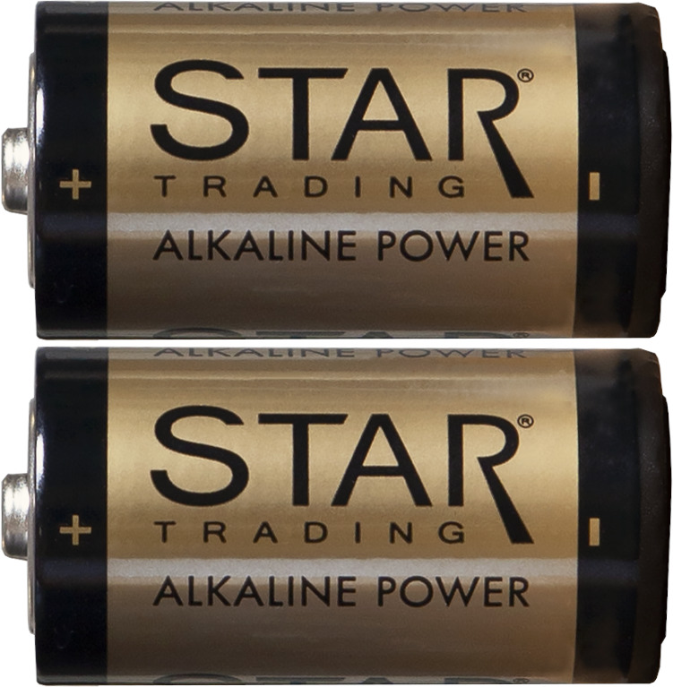 Batterie Lot De 2 C 1,5V Power Alkaline Or De Star Trading - 