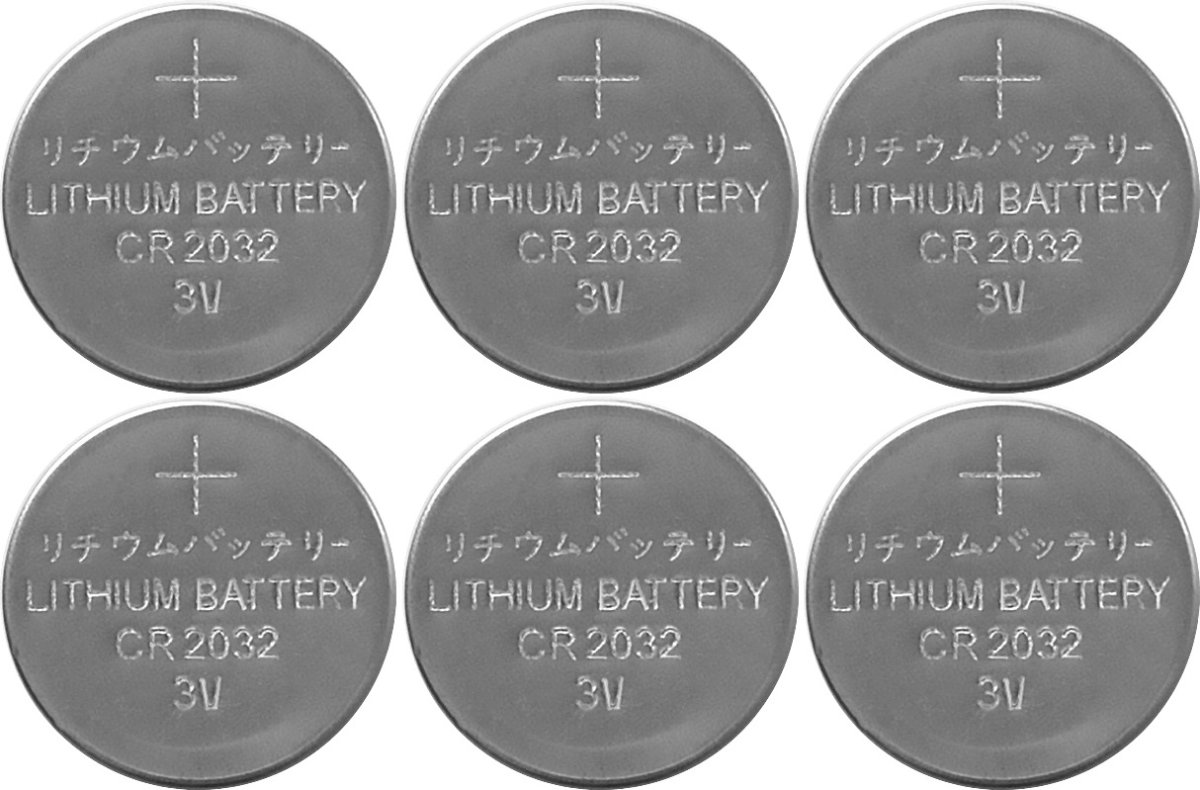 Batterie Pack De 6 CR2032 Argent De Star Trading - 