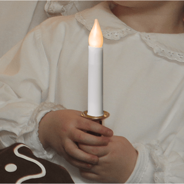 Bougie De Lucie Or De Star Trading - Belle bougie tour, parfaite pour la f&ecirc;te de la Sainte-Lucie !