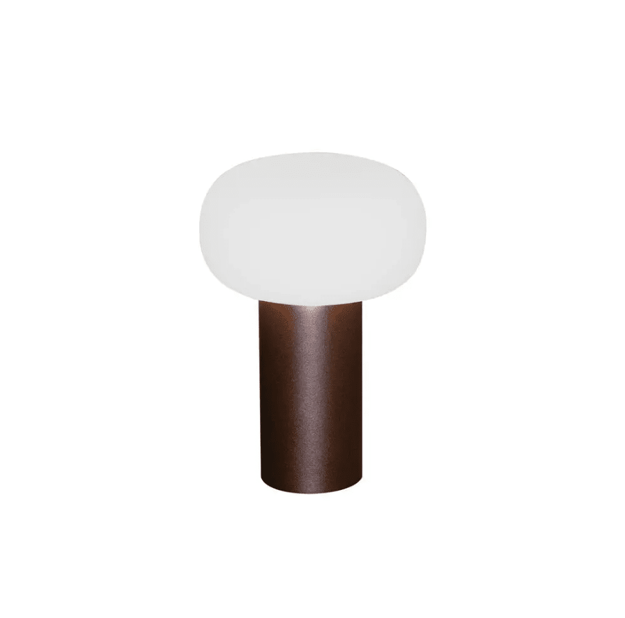 Antibes 20cm Rouiller portable De Konstsmide - La lampe dispose d'un variateur permettant de régler la luminosité et la température de couleur.