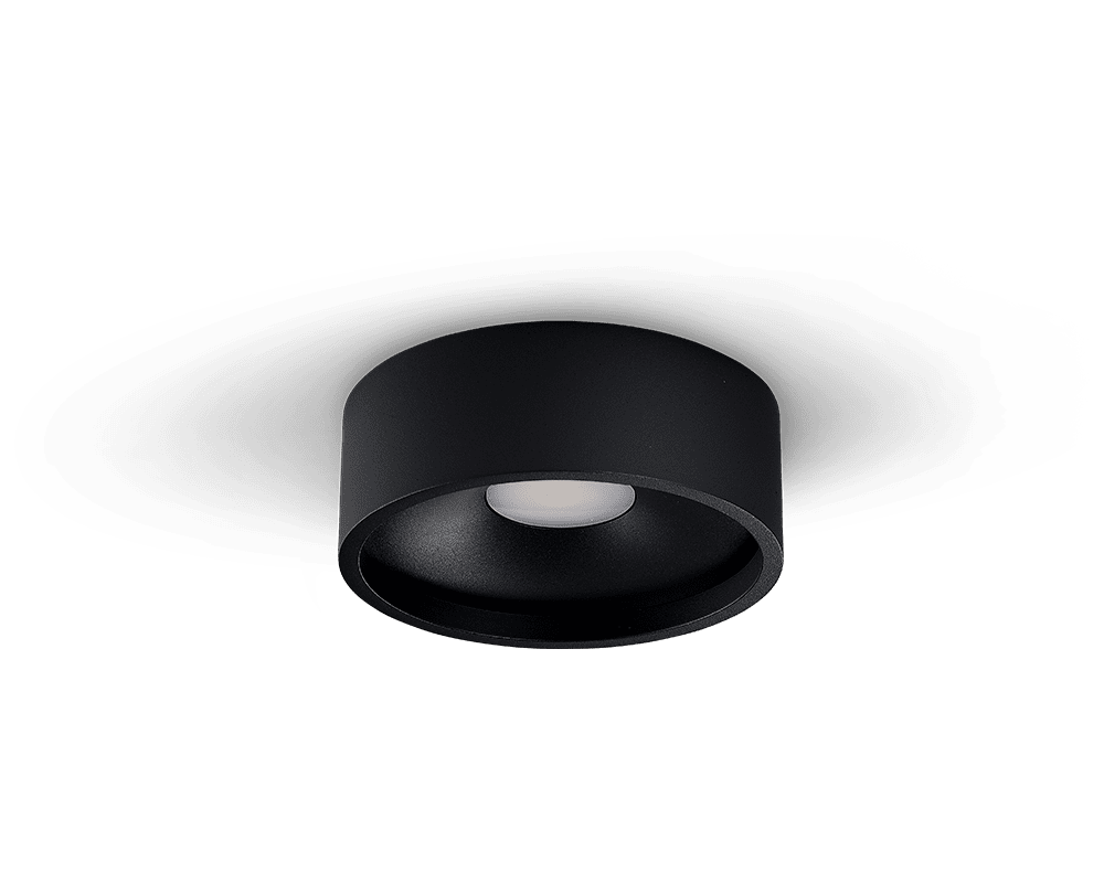 Tora Noir De Westal - Fabriqué en aluminium anodisé et recouvert de poudre noire pour plus de durabilité et de protection contre les intempéries et le vent.