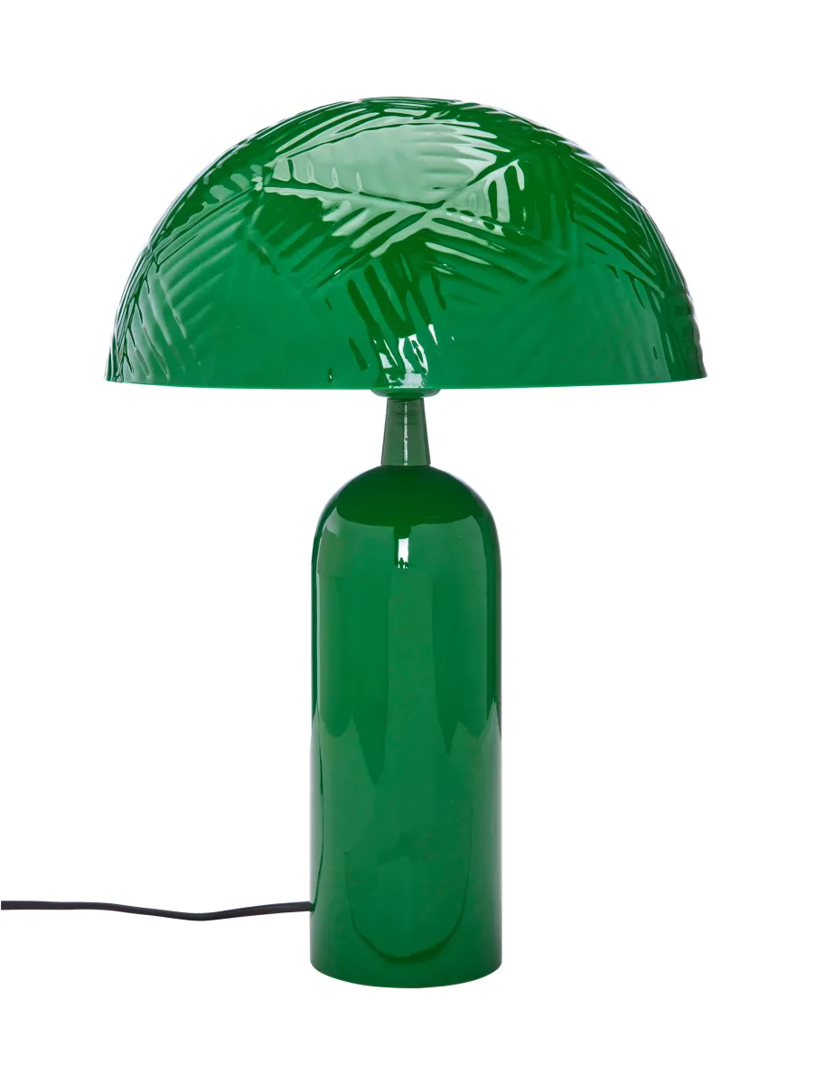 Carter 45cm Vert lampe de table De PR Home - La base de la lampe mesure 35 cm de haut et 10 cm de profondeur, câble en plastique noir 170 cm avec interrupteur d'alimentation environ.