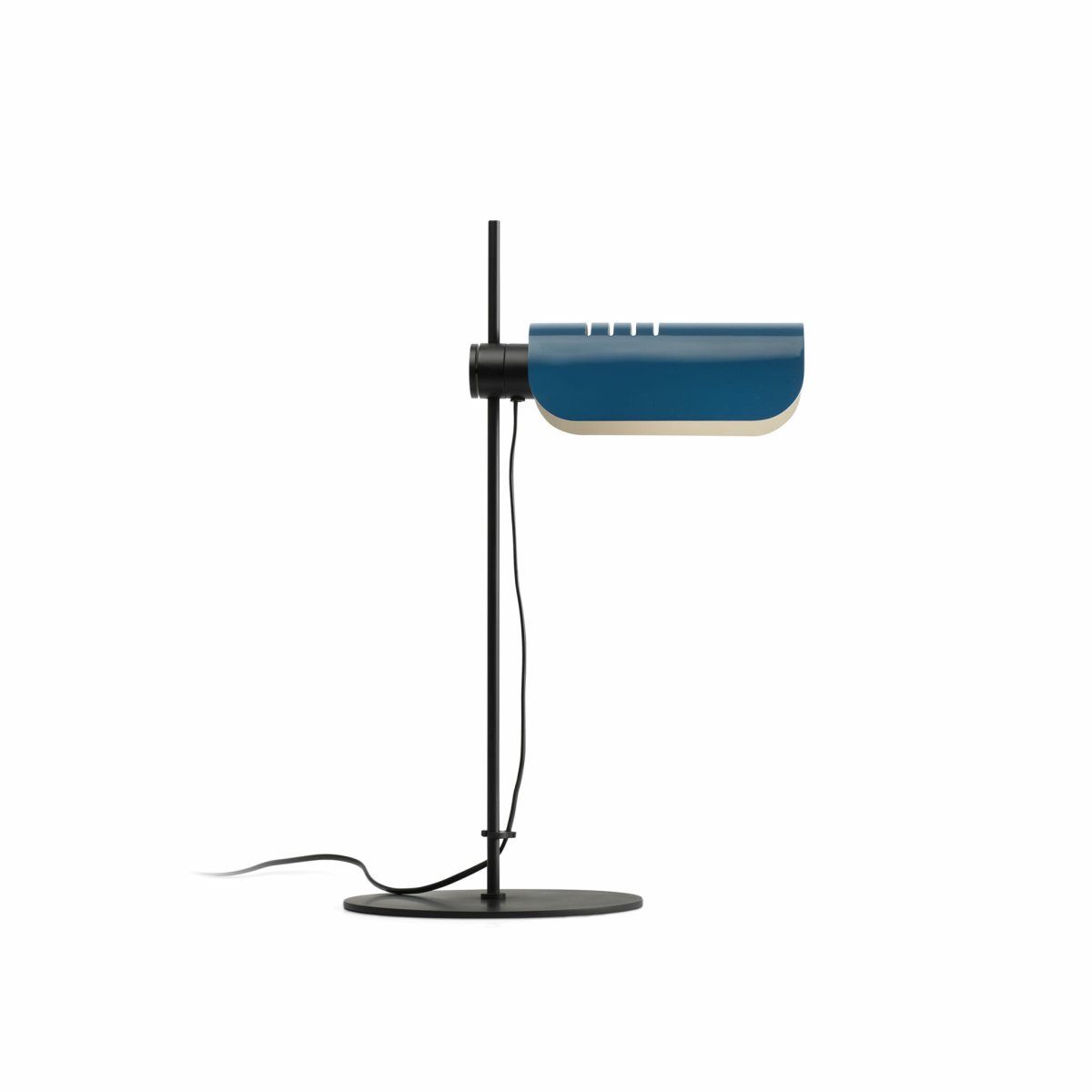 Martinica 53cm Bleu lampe de bureau De Faro Barcelona - Une lampe qui rompt avec l'austérité et invite à jouer avec la lumière, aussi bien dans les espaces résidentiels que publics.