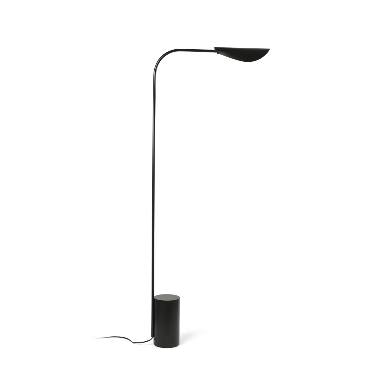 Liggera Noir lampadaire De Faro Barcelona - Gr&acirc;ce &agrave; sa l&eacute;g&egrave;ret&eacute; et son esth&eacute;tique &eacute;l&eacute;gante, Liggera s'int&egrave;gre &agrave; tous les environnements, de la maison moderne &agrave; l'espace de travail cr&eacute;atif, et lui conf&egrave;re une allure calme et &eacute;quilibr&eacute;e.
