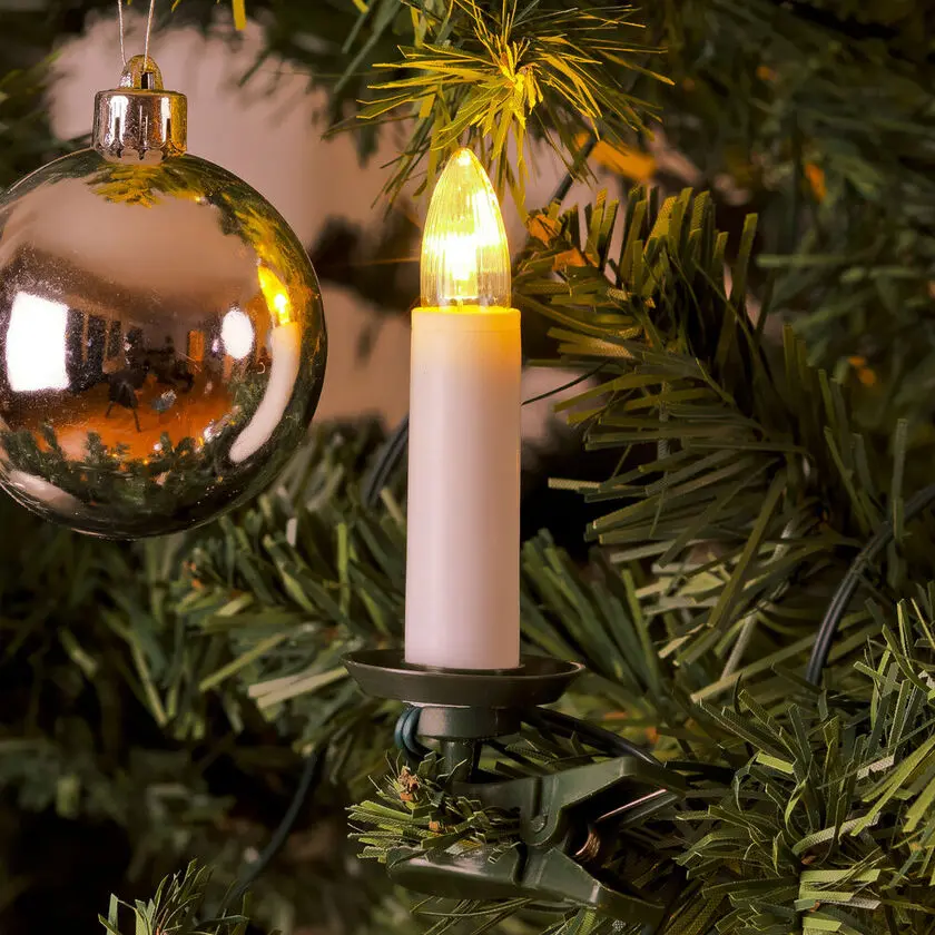 Guirlande lumineuse pour sapin, blanc chaud, 16LED, 12m Vert De Konstsmide - Lumi&egrave;res de sapin de No&euml;l traditionnelles de 12 m de long avec 16 lumi&egrave;res LED blanc chaud qui cr&eacute;ent une lumi&egrave;re douce et atmosph&eacute;rique.
