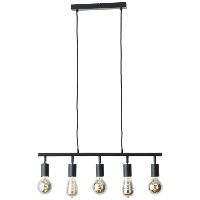 Tiffany 63cm Noir mat suspension De Brilliant - Il est recommandé de l'installer au dessus de la table à manger ou dans la cuisine.