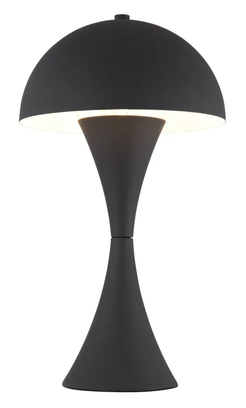 Dima 36cm Noir lampe de table De Globo Lighting - Perfekt f&ouml;r moderna milj&ouml;er, d&auml;r den ger en sofistikerad touch samtidigt som den sprider behagligt ljus.
