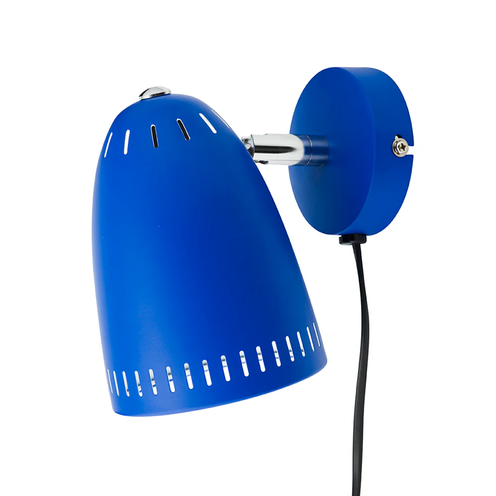 Dynamo Bleu lampe de lecture De Superliving - Avec sa forme compacte et son écran rotatif à 345°, il offre à la fois flexibilité et éclairage efficace.