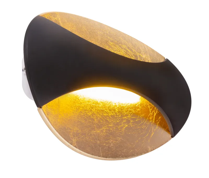 Alexandra 21cm Or applique murale De Globo Lighting - Den medf&ouml;ljande 6W LED-lampan ger en behaglig belysning med 230 lumen och en varm ljusf&auml;rg p&aring; 3000K.