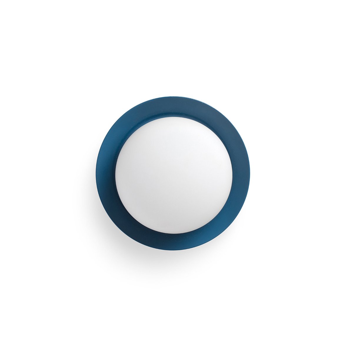 May Ø12 Bleu lampe de salle de bain De Faro Barcelona - Avec sa finition bleue, sa lumi&egrave;re chaude et son indice de protection IP44, il s'int&egrave;gre aussi bien dans les salons que dans les salles de bains.