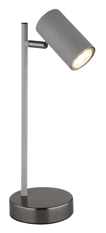 Robby 35cm Gris lampe de bureau De Globo Lighting - Robby &auml;r en praktisk skrivbordslampa som blir ett stilfullt tillskott till ditt hem.