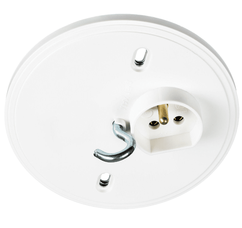 Douille Plafonnier Avec Couvercle Et Mise À La Terre De Airam - Douille d'&eacute;clairage avec couvercle pour luminaires avec fiche de lampe.