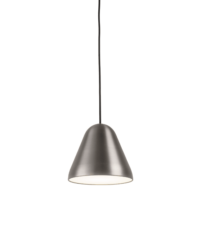 Enna Ø22 Acier suspension De Airam - La suspension arrondie Enna en m&eacute;tal avec une finition en acier inoxydable convient &agrave; de nombreux styles d'int&eacute;rieur.