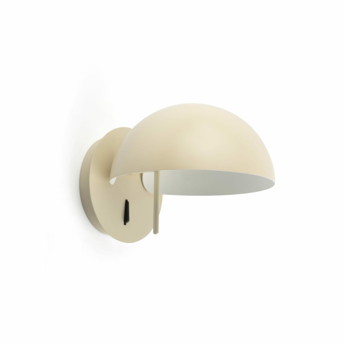 Matilda Ø17 Beige lampe de lecture De Faro Barcelona - Son abat-jour rotatif et sa hauteur r&eacute;glable permettent un &eacute;clairage modulable pour r&eacute;pondre &agrave; diff&eacute;rents besoins, d'un &eacute;clairage d'ambiance &agrave; un &eacute;clairage concentr&eacute;.