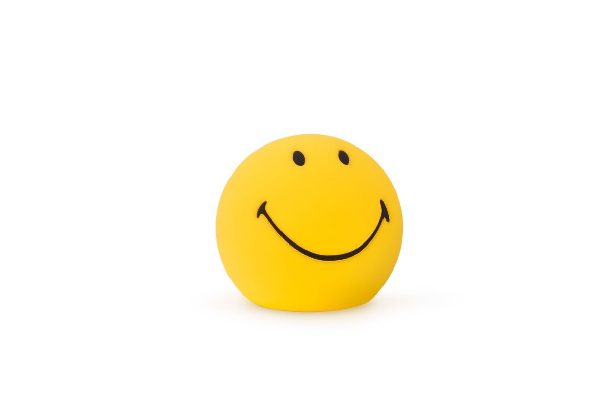 Bundle of Light - Smiley Mini Jaune lampe pour enfant De Mr Maria - Apportez un peu de lumière et de joie dans votre journée et votre maison avec cette charmante lampe souriante.