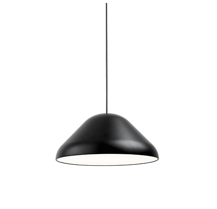 Enna Ø43 Noir suspension De Airam - La grande suspension arrondie Enna convient à de nombreux styles de décoration intérieure et comme lampe de table à manger.