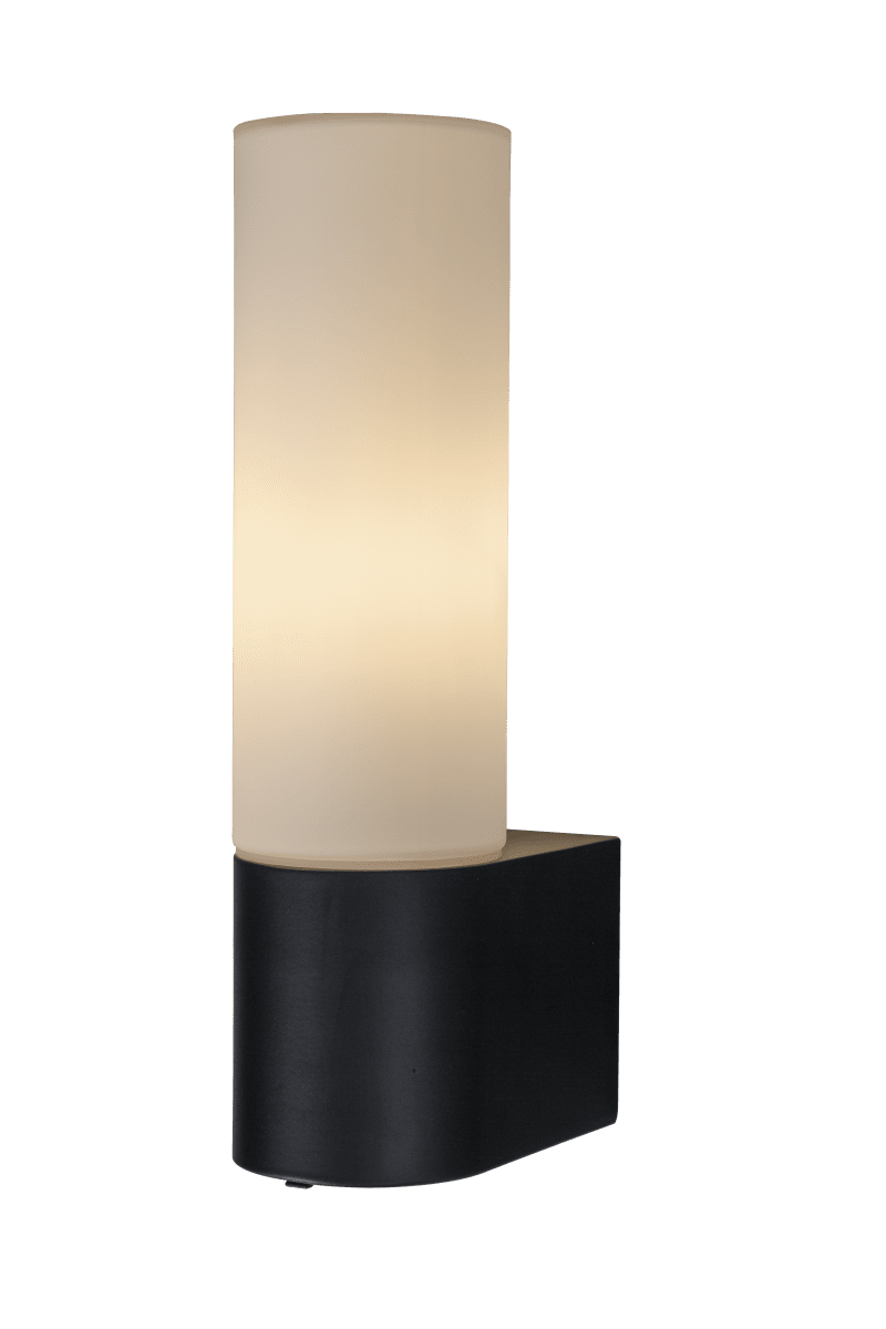 Cosenza 25cm Noir lampe de salle de bain De Aneta Lighting - Une prise pratique située en bas permet de connecter par exemple un sèche-cheveux et un rasoir.