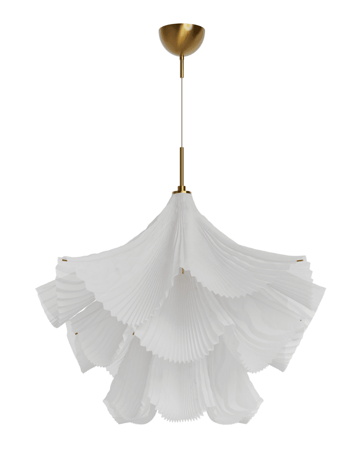 Juliette Ø75 Blanc suspension De By Rydéns - Gr&acirc;ce &agrave; sa forme unique et &agrave; ses d&eacute;tails &eacute;l&eacute;gants, Juliette est un excellent choix pour tous ceux qui recherchent un plafonnier &agrave; la fois &eacute;l&eacute;gant et cr&eacute;ant l'ambiance id&eacute;ale.
