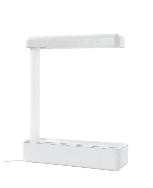 Lampe Pour Plantes Herby Blanc De Airam - La lampe de table et lampe &agrave; plantes LED Herby populaire peut &ecirc;tre utilis&eacute;e comme source de lumi&egrave;re pour les herbes, les pousses et les plantes en pot ainsi que comme lampe de table normale.