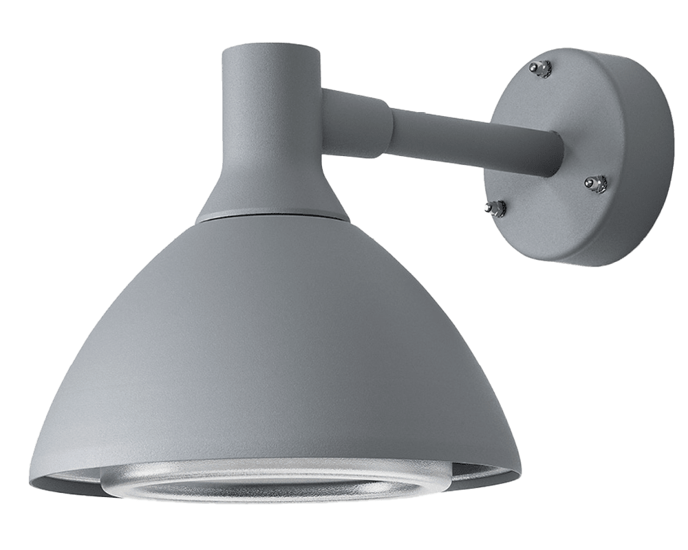 Ark Mini Gris lampe d’extérieur De Westal - Le luminaire est doté d'une douille GU10 et est conçu pour une utilisation en extérieur avec un indice de protection IP44.