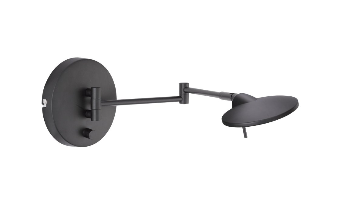 Kazan 55cm Noir applique murale De Trio Lighting - 