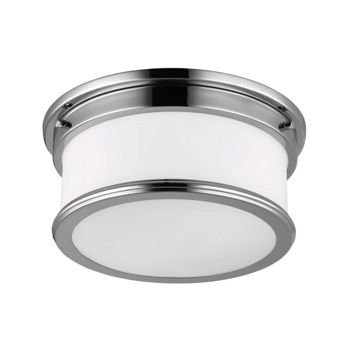 Payne Ø32 Chrome lampe de salle de bain De Elstead Lighting - Avec un indice de protection IP44, la lampe est protégée contre l'humidité et les éclaboussures d'eau, ce qui la rend idéale pour être placée dans la salle de bain afin de fournir un éclairage élégant et pratique.