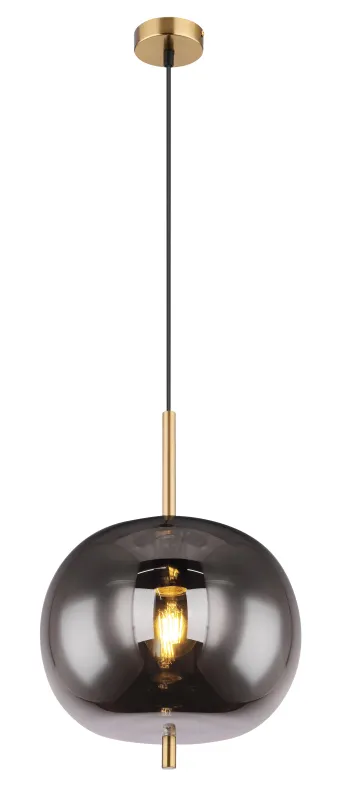 Blacky Ø30 Laiton suspension De Globo Lighting - En stilren armatur som skapar en st&auml;mningsfull och elegant belysning i ditt hem,&nbsp;perfekt i vardagsrum eller matsal.
