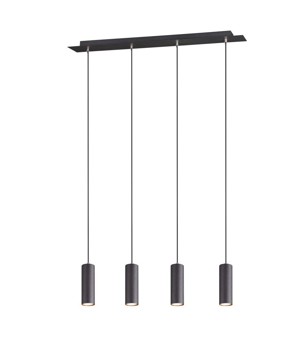 Marley 75cm Noir suspension De Trio Lighting - 