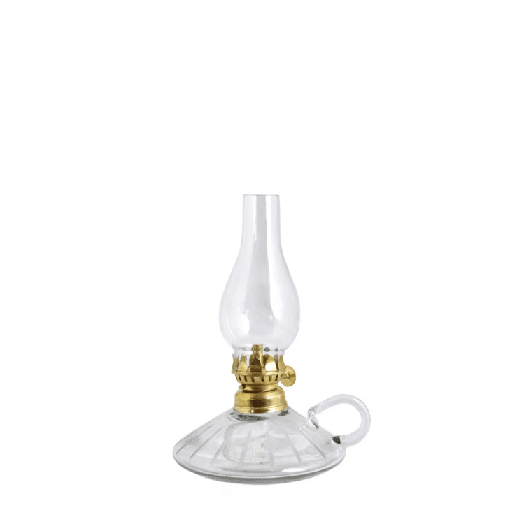 Kerosene lamp with handle Transparent De Strömshaga - Convient &agrave; la m&egrave;che num&eacute;ro de pi&egrave;ce 128212 et au tube de br&ucirc;leur num&eacute;ro de pi&egrave;ce 136900G.