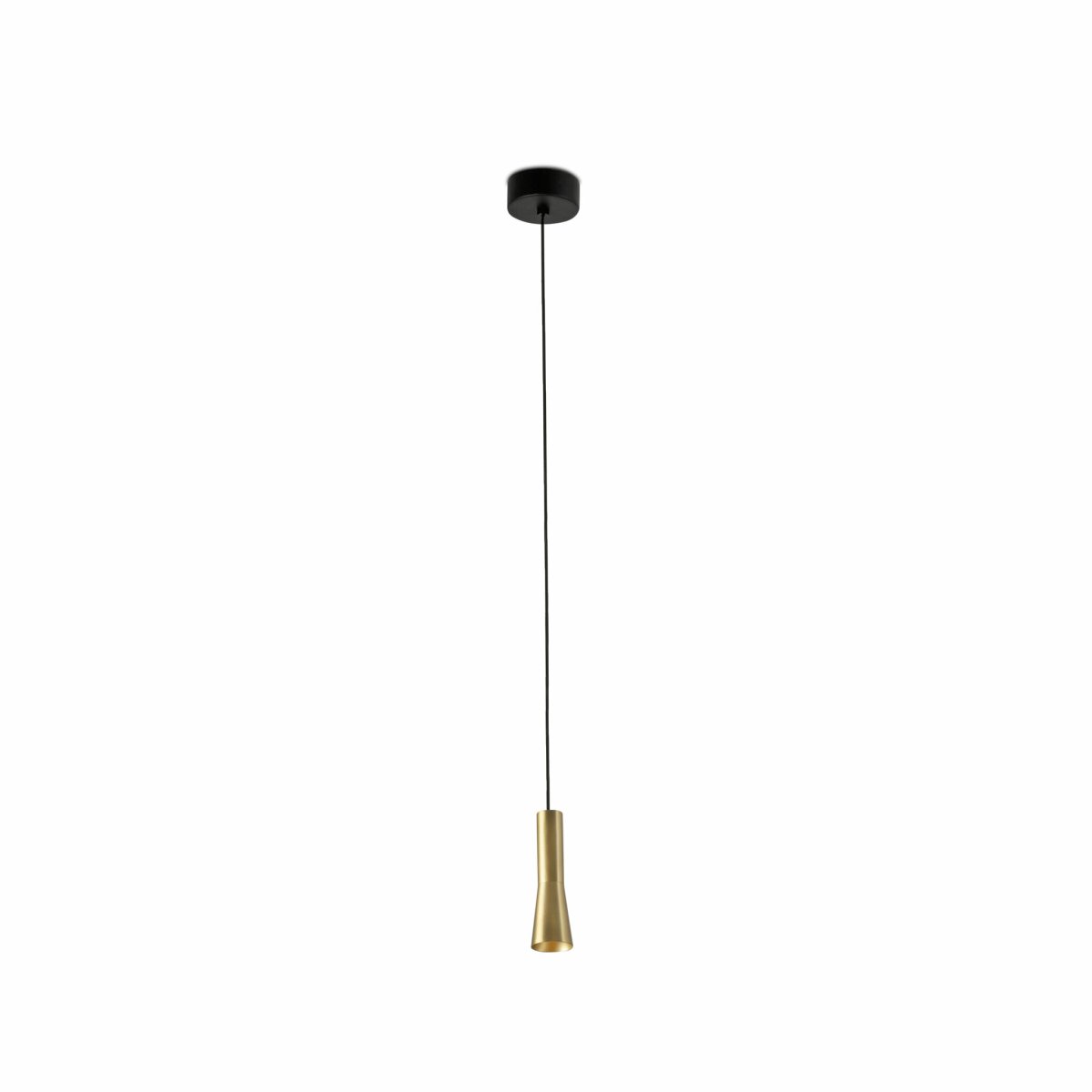 Nina Ø4 Or suspension De Faro Barcelona - Nina est une suspension dor&eacute;e dot&eacute;e de la technologie LED int&eacute;gr&eacute;e et d'un design &eacute;l&eacute;gant et minimaliste.