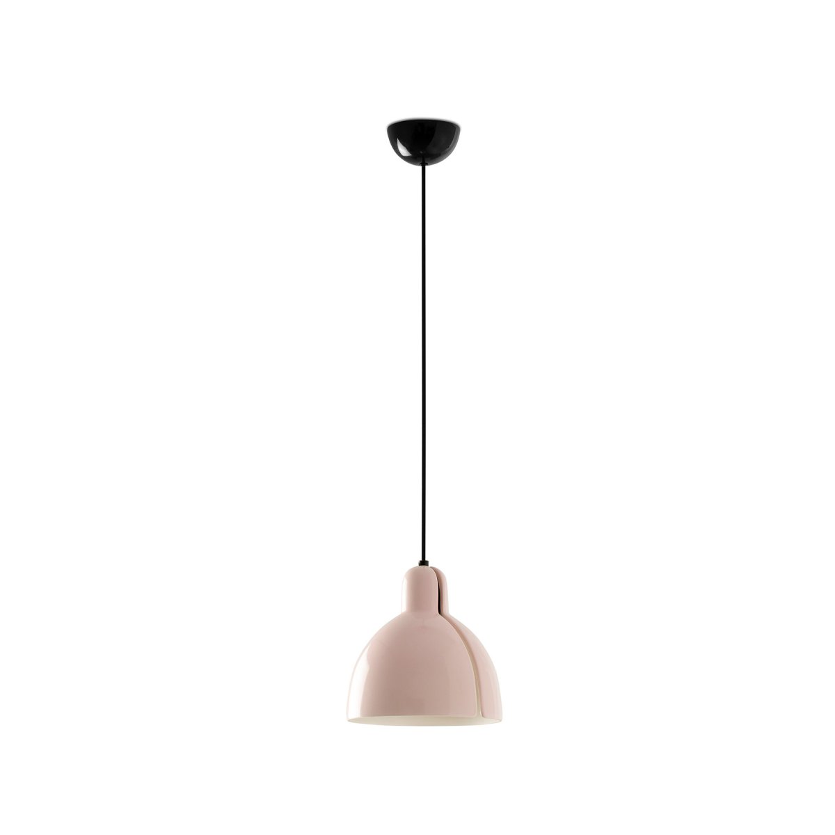 Venice Ø20 Rose suspension De Faro Barcelona - Avec son design minimaliste et son abat-jour en c&eacute;ramique fabriqu&eacute; artisanalement dans un atelier barcelonais, elle allie savoir-faire artisanal et fonctionnalit&eacute; &eacute;l&eacute;gante.