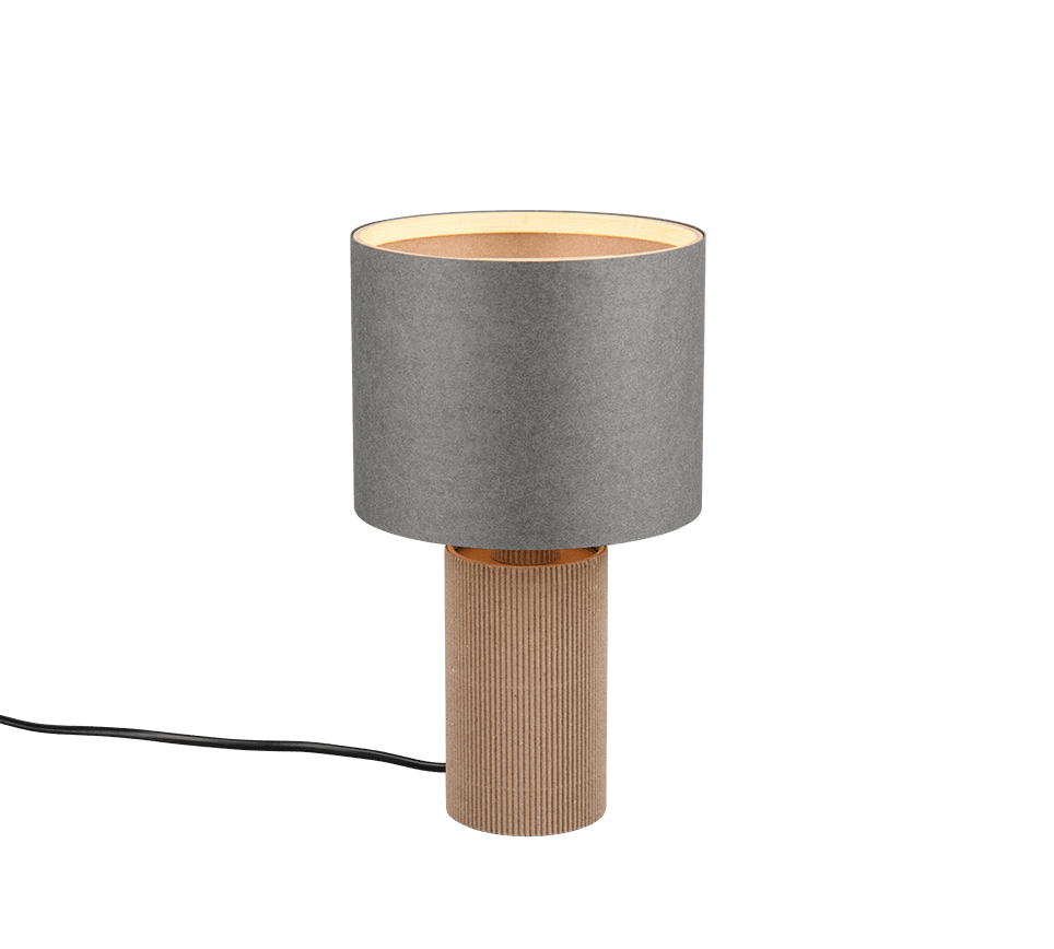 Canio 28cm Gris lampe de table De Trio Lighting - 