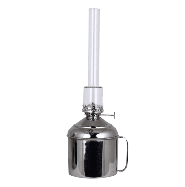 Kerosene lamp linné big Argent De Strömshaga - Convient &agrave; la m&egrave;che num&eacute;ro de pi&egrave;ce 116210 et au tube de br&ucirc;leur num&eacute;ro de pi&egrave;ce 121810G.