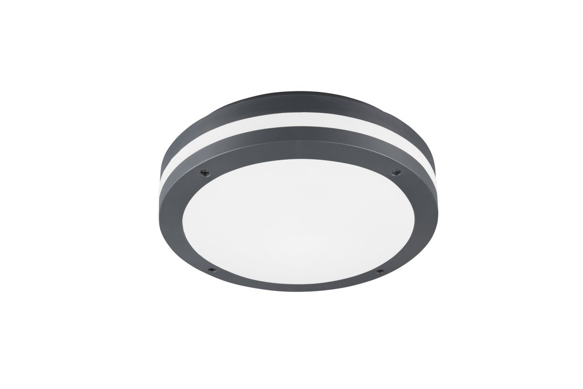 Piave Ø30 Anthracite De Trio Lighting - Piave est un luminaire polyvalent avec un design élégant et rond et un capteur de mouvement intégré pour un éclairage intelligent.