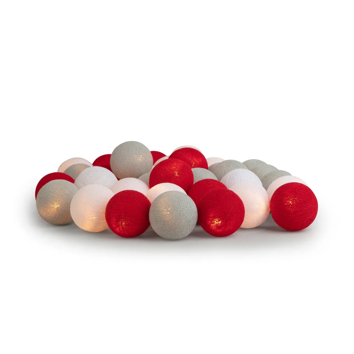 Irislights Noelle 20-lights ROUGE De Irislights - Avec la guirlande lumineuse Noelle de la marque su&eacute;doise Irislights, cr&eacute;ez une ambiance de No&euml;l en un rien de temps&nbsp;!