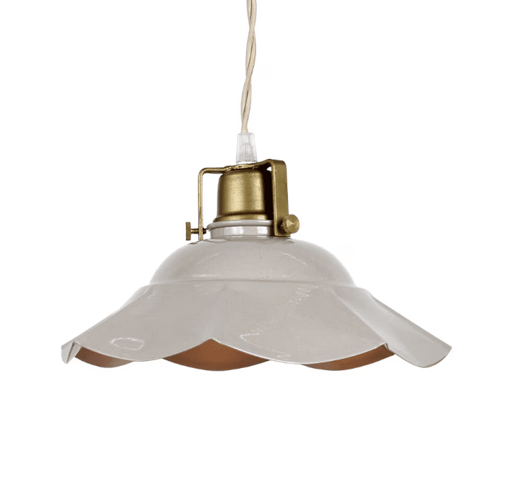 Frida Ø25 Beige lampe de fenêtre De Strömshaga - La lampe n'a pas de connexion au mur ou au plafond, vous pouvez donc décider à quoi vous souhaitez la connecter.