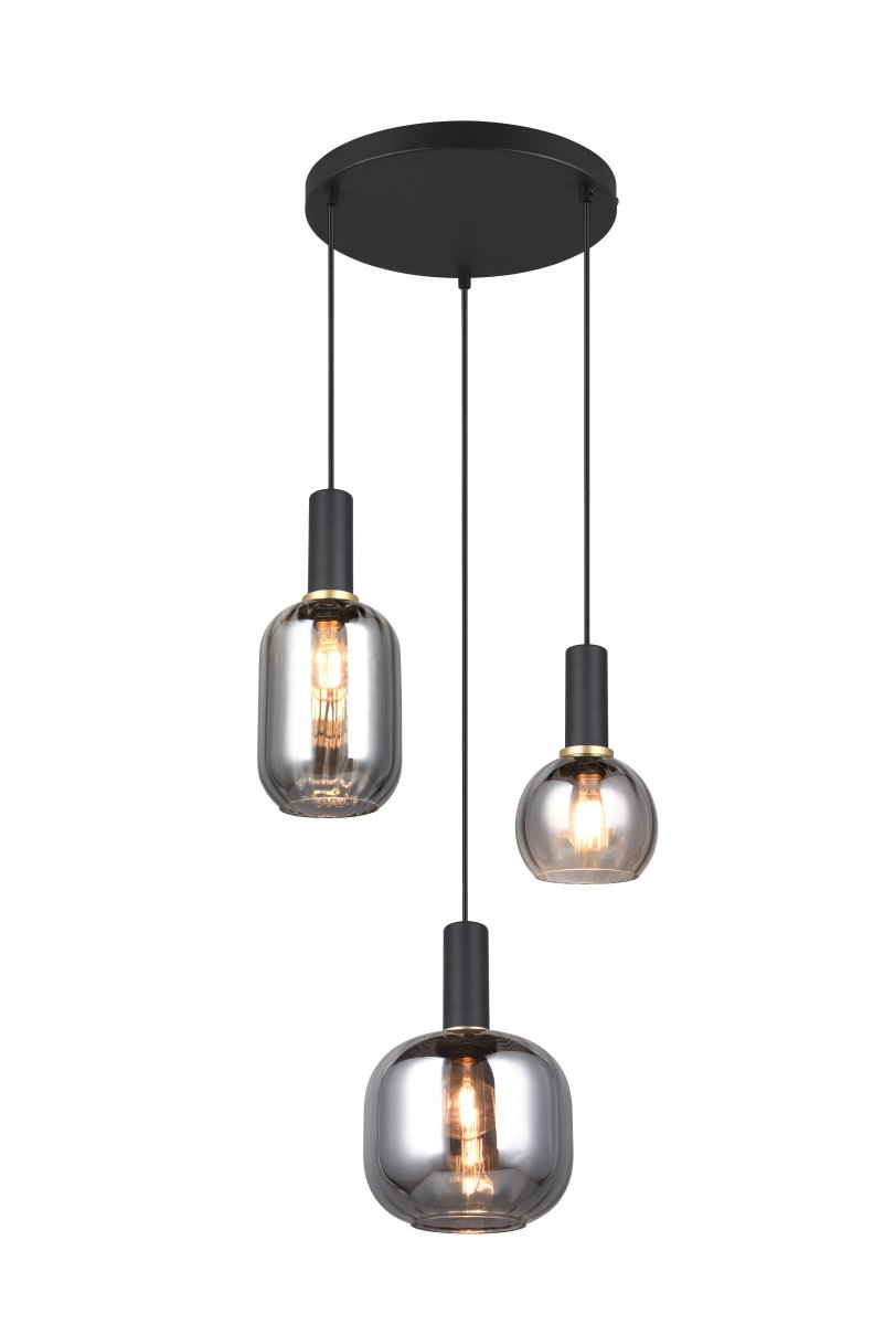 Diva Ø30 Gris fumé suspension De Trio Lighting - 