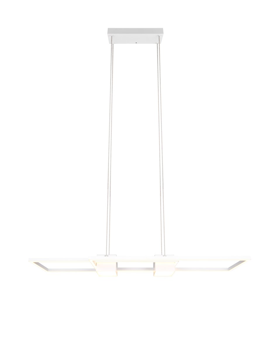 Albany 100cm Blanc suspension De Trio Lighting - 